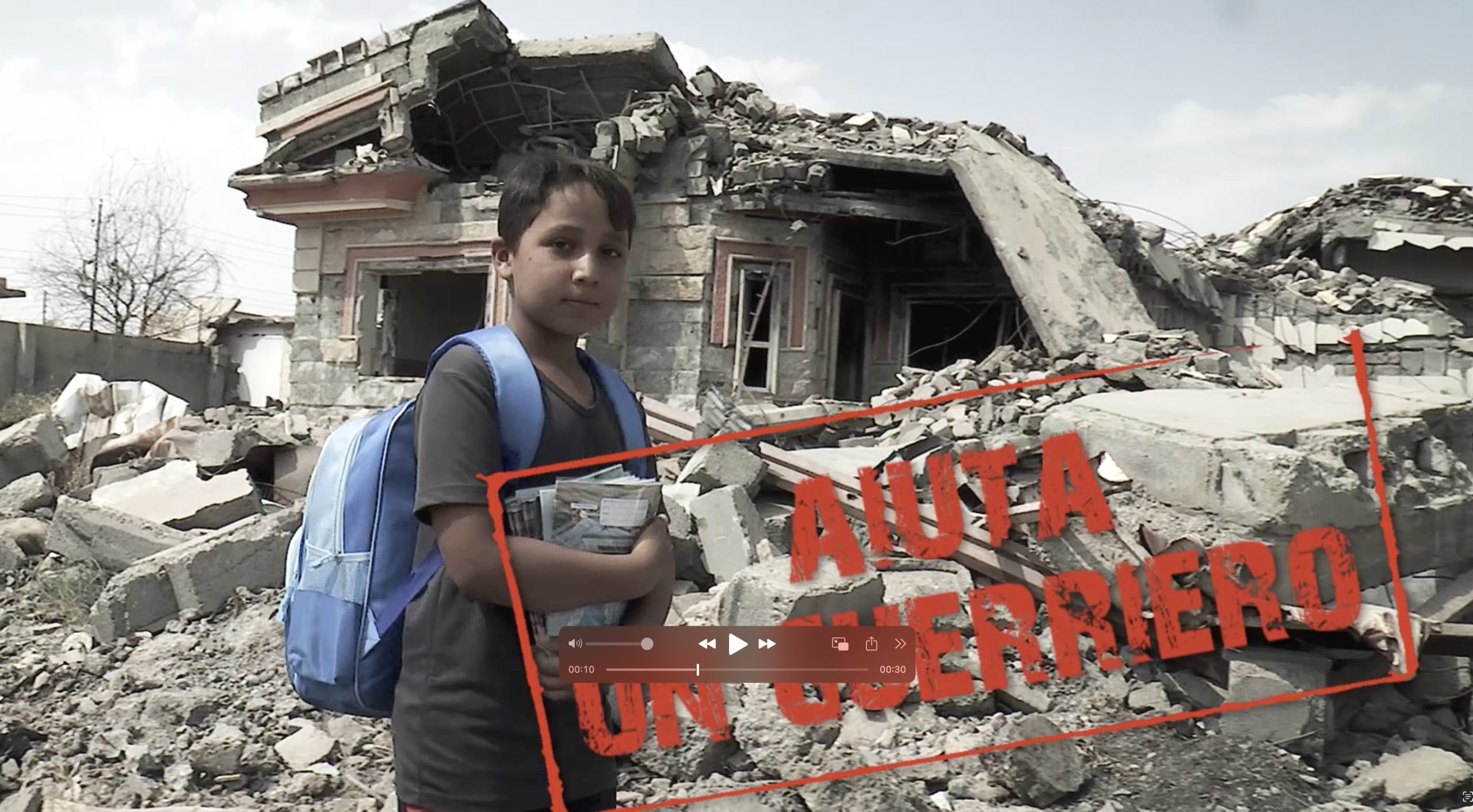 Spot campagna “Aiuta un guerriero” (per Coopi – Niger, Libano, Iraq)